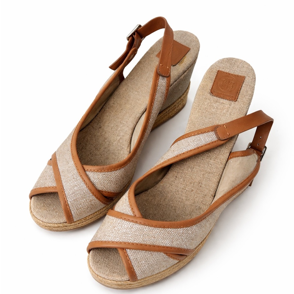 Tory Burch Strappy Platform Espadrilles